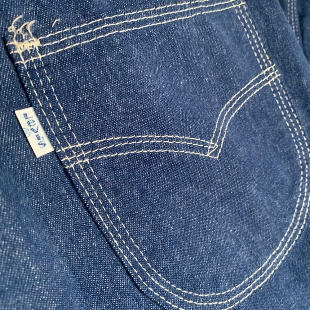 Vintage 1980 Levi 549’s-White Label-Levi's For Men-Size 38-Blue Jeans Denim - Picture 5 of 16